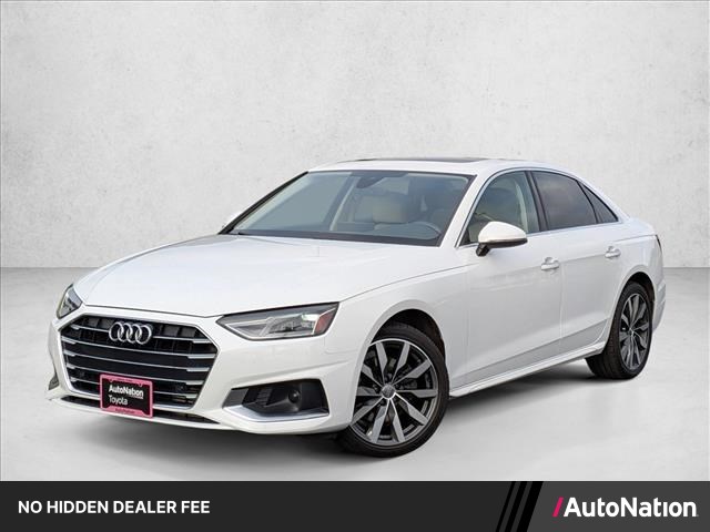 Ibis White 2020 Audi A4 40 TFSI Premium FWD Sedan Front-Wheel Drive Automatic