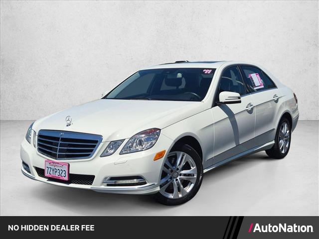 White 2011 Mercedes-Benz E-Class Sedan Rear-Wheel Drive Automatic