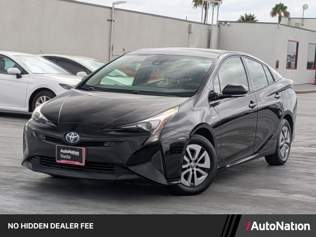 Midnight Black Metallic 2017 Toyota Prius Hatchback Front-Wheel Drive Automatic
