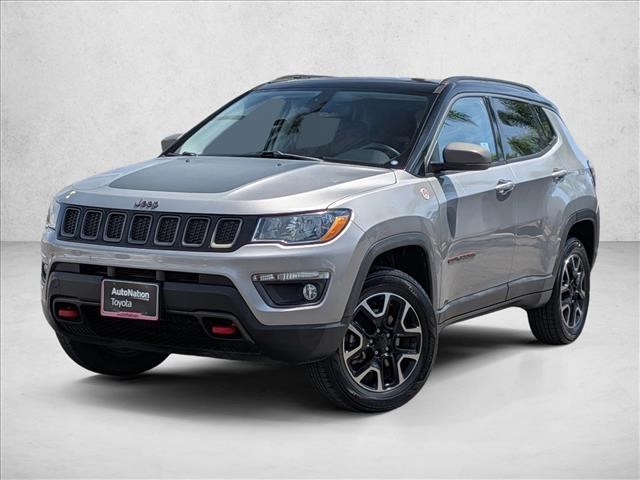 Billet Silver Metallic Clearcoat 2019 Jeep Compass Trailhawk 4WD SUV / Crossover Four-Wheel Drive 9-Speed Automatic