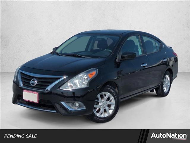 Super Black 2016 Nissan Versa 1.6 SV Sedan Front-Wheel Drive Automatic