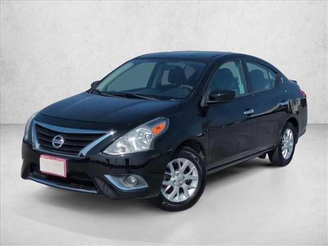 Super Black 2016 Nissan Versa 1.6 SV Sedan Front-Wheel Drive Automatic