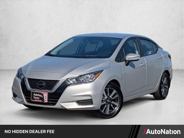 Brilliant Silver Metallic 2021 Nissan Versa Sedan Front-Wheel Drive Automatic