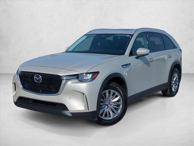 Gray (Platinum Quartz) 2025 Mazda CX-90 3.3 Turbo Preferred AWD SUV / Crossover All-Wheel Drive Automatic