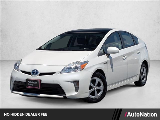 White (Blizzard Pearl) 2014 Toyota Prius Hatchback Front-Wheel Drive Automatic