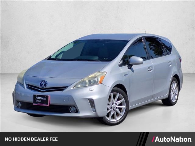 Classic Silver Metallic 2014 Toyota Prius v Wagon Front-Wheel Drive Automatic