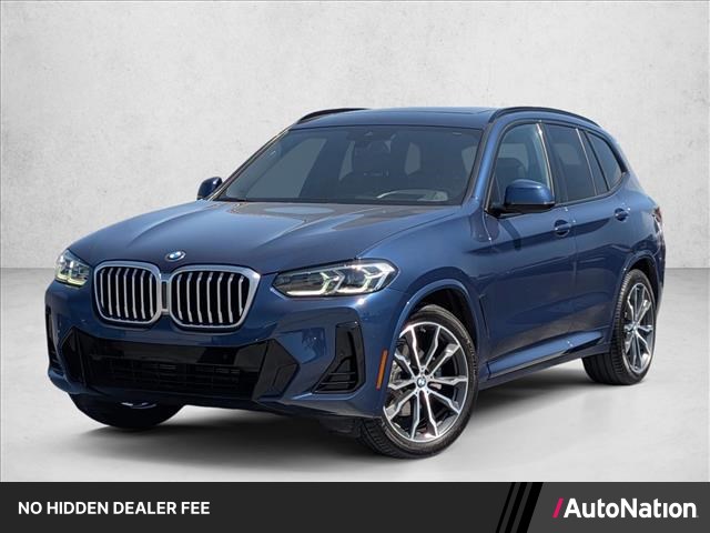 Phytonic Blue Metallic 2023 BMW X3 sDrive30i RWD SUV / Crossover Rear-Wheel Drive Automatic