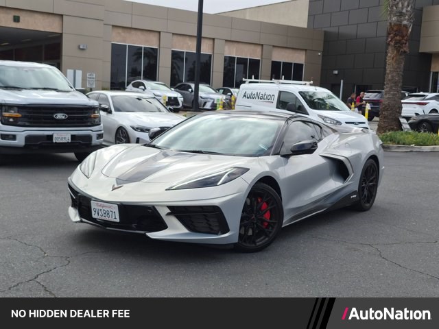 Silver Flare Metallic 2023 Chevrolet Corvette Coupe Rear-Wheel Drive 8-Speed Automatic