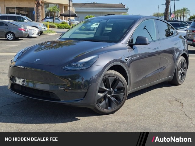 Gray (Stealth Grey) 2025 Tesla Model Y SUV / Crossover Rear-Wheel Drive 1-Speed Automatic