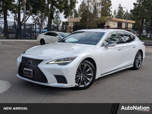 White 2021 Lexus LS 500 RWD Sedan Rear-Wheel Drive Automatic