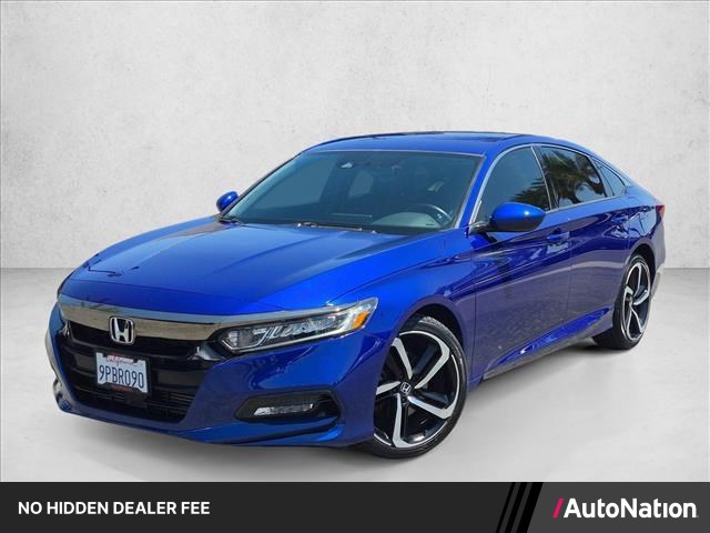 White 2018 Honda Accord Sedan Front-Wheel Drive Automatic