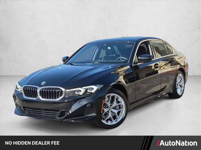 Jet Black 2025 BMW 3 Series Sedan Rear-Wheel Drive Automatic