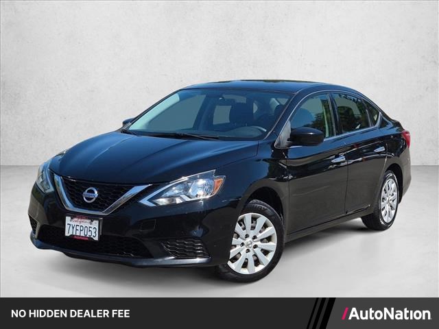 Super Black 2017 Nissan Sentra Sedan Front-Wheel Drive Automatic