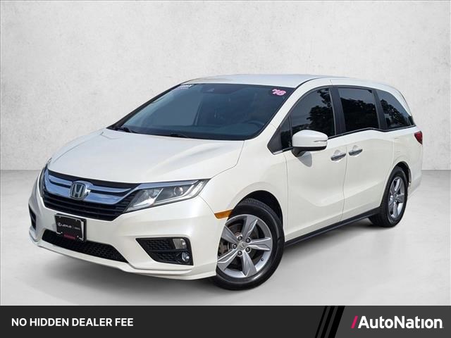 White 2018 Honda Odyssey EX FWD Minivan Front-Wheel Drive Automatic