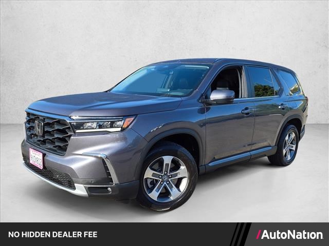 Gray (Modern Steel Metallic) 2025 Honda Pilot SUV / Crossover Front-Wheel Drive Automatic