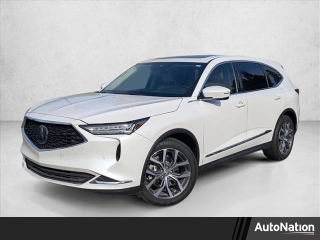 White 2023 Acura MDX FWD with Technology Package SUV / Crossover Front-Wheel Drive Automatic