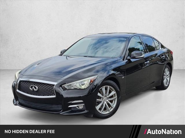 Black Obsidian 2015 INFINITI Q50 3.7 Premium RWD Sedan Rear-Wheel Drive Automatic