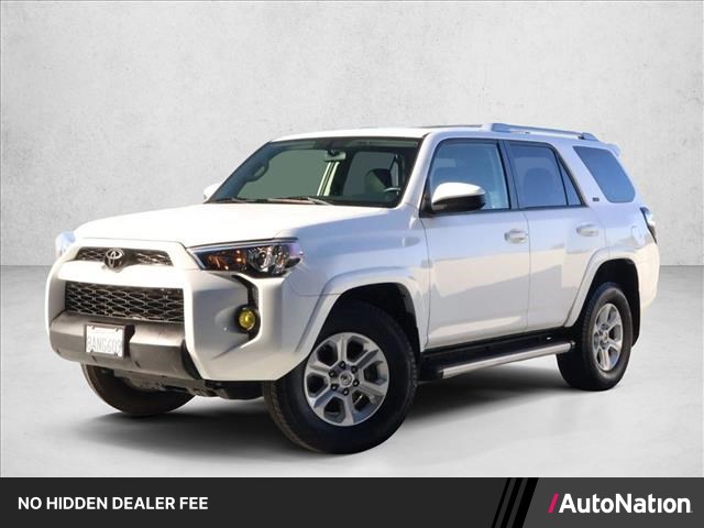 Super White 2018 Toyota 4Runner SUV / Crossover Four-Wheel Drive Automatic