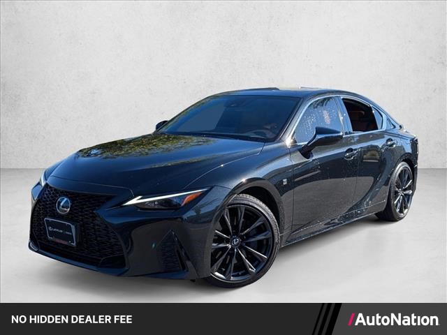 Black (Caviar) 2025 Lexus IS 300 F Sport Design AWD Sedan All-Wheel Drive Automatic