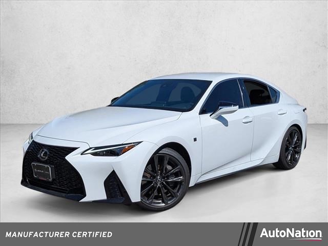 Ultra White 2025 Lexus IS 300 F Sport Design RWD Sedan Rear-Wheel Drive Automatic