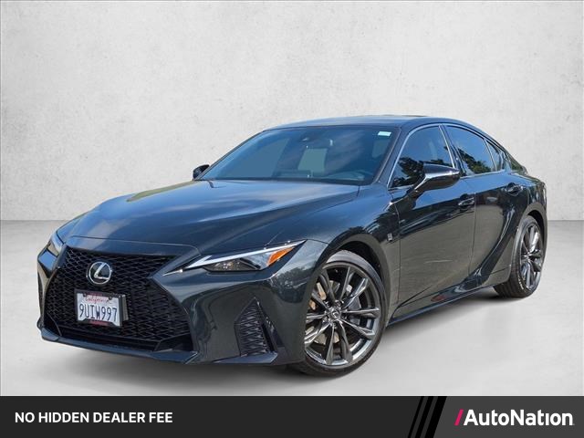 Black (Caviar) 2025 Lexus IS Sedan Rear-Wheel Drive Automatic