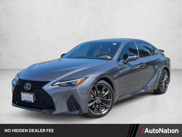 Cloudburst Gray 2025 Lexus IS Sedan Rear-Wheel Drive Automatic