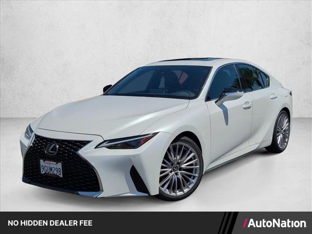 Eminent White Pearl 2023 Lexus IS Sedan Rear-Wheel Drive Automatic