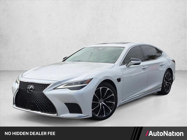 Eminent White Pearl 2023 Lexus LS Hybrid Sedan All-Wheel Drive Automatic