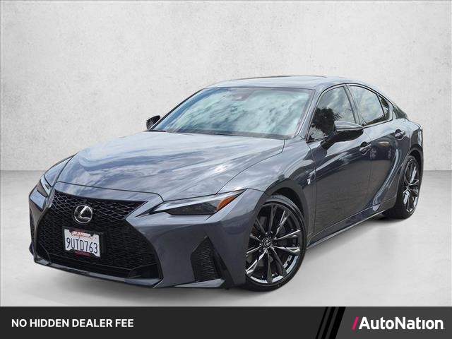 Cloudburst Gray 2025 Lexus IS Sedan Rear-Wheel Drive Automatic