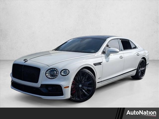 Glacier White 2024 Bentley Flying Spur Speed AWD Sedan All-Wheel Drive Automatic