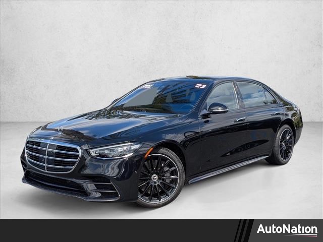 Black 2023 Mercedes-Benz S-Class S 580 4MATIC AWD Sedan All-Wheel Drive Automatic