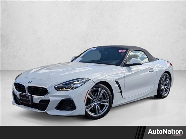 White 2025 BMW Z4 sDrive30i RWD Convertible Rear-Wheel Drive 8-Speed Automatic