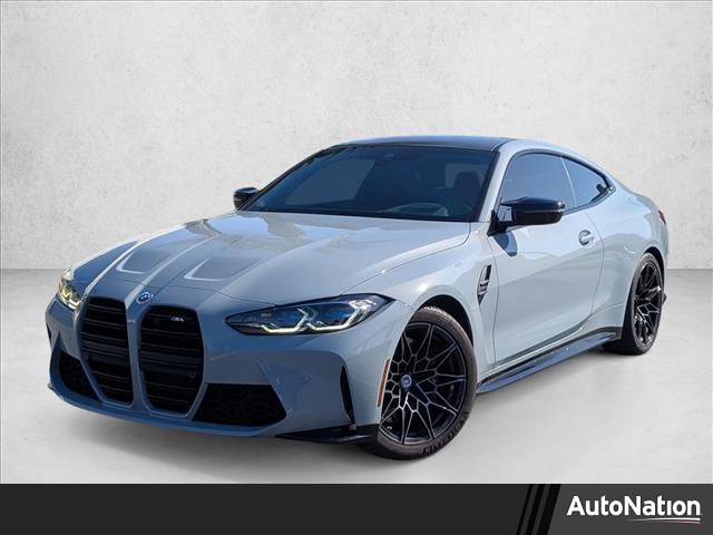 Gray (Brooklyn Grey Metallic) 2023 BMW M4 Coupe RWD Coupe Rear-Wheel Drive 6-Speed Manual
