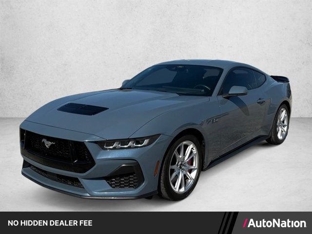 Vapor Blue Metallic 2024 Ford Mustang Coupe Rear-Wheel Drive 6-Speed Manual