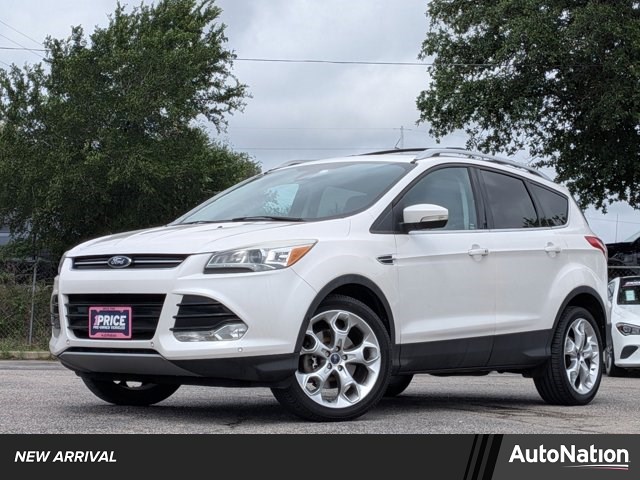 White Platinum Tricoat 2014 Ford Escape Titanium AWD SUV / Crossover All-Wheel Drive 6-Speed Automatic