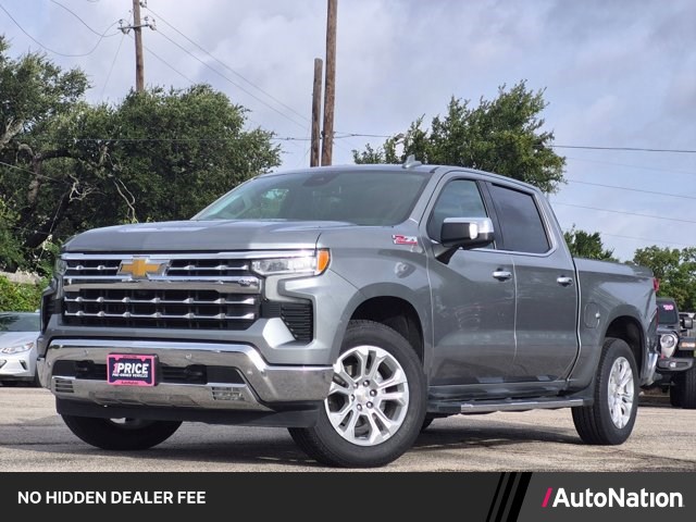 Sterling Gray Metallic 2023 Chevrolet Silverado 1500 Pickup Truck Four-Wheel Drive Automatic