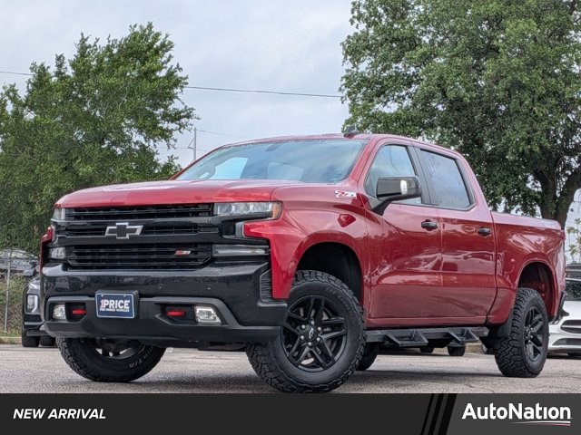 Cherry Red Tintcoat 2021 Chevrolet Silverado 1500 LT Trail Boss Crew Cab 4WD Pickup Truck Four-Wheel Drive Automatic