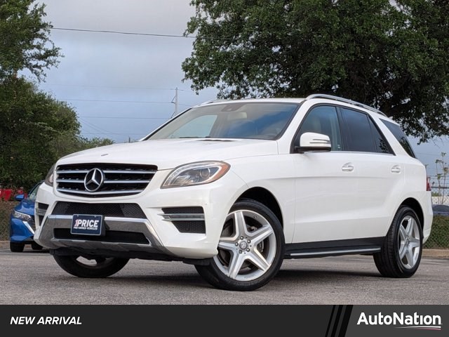 Polar White 2015 Mercedes-Benz M-Class ML 400 4MATIC SUV / Crossover All-Wheel Drive Automatic