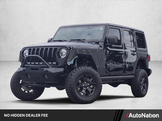 Black Clearcoat 2022 Jeep Wrangler SUV / Crossover Four-Wheel Drive 8-Speed Automatic