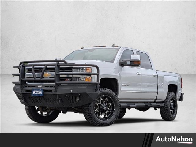 Silver Ice Metallic 2016 Chevrolet Silverado 2500HD LTZ Crew Cab 4WD Pickup Truck Four-Wheel Drive 6-Speed Automatic