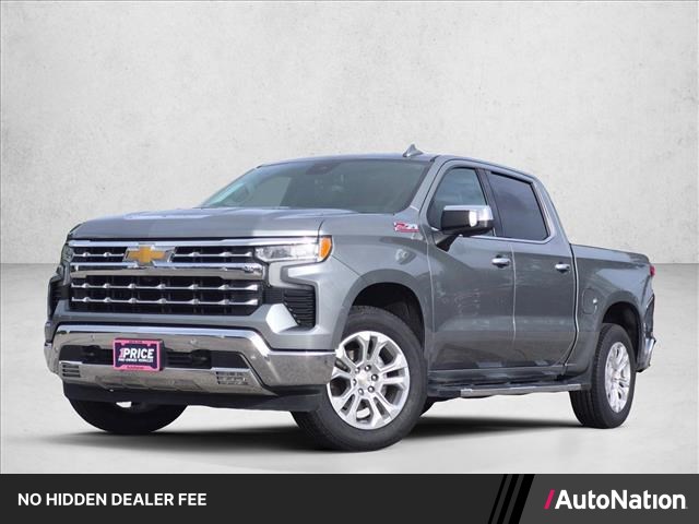 Sterling Gray Metallic 2023 Chevrolet Silverado 1500 Pickup Truck Four-Wheel Drive Automatic