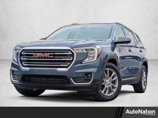 Downpour Metallic 2024 GMC Terrain SLT FWD SUV / Crossover Front-Wheel Drive 9-Speed Automatic