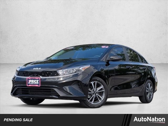 Aurora Black 2024 Kia Forte LXS FWD Sedan Front-Wheel Drive Automatic