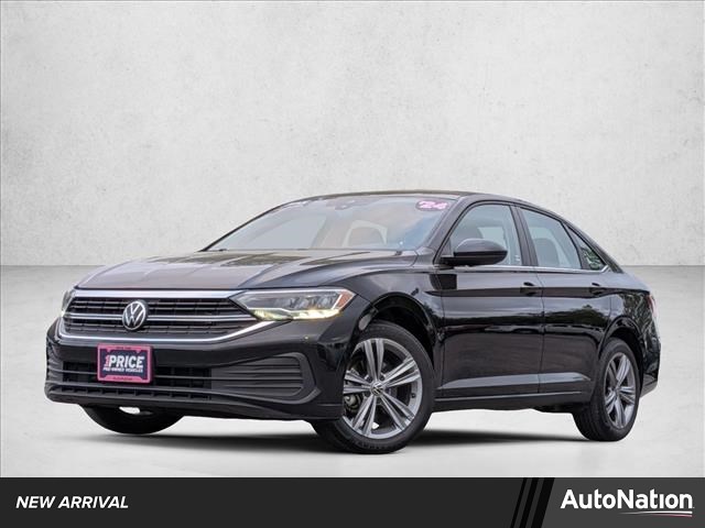 Black 2024 Volkswagen Jetta SE FWD Sedan Front-Wheel Drive 8-Speed Automatic