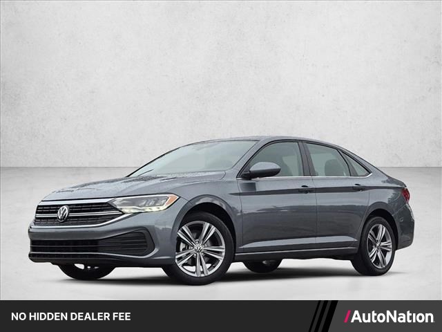 Gray 2024 Volkswagen Jetta SE FWD Sedan Front-Wheel Drive 8-Speed Automatic