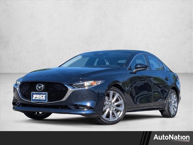 Deep Crystal Blue Mica 2025 Mazda MAZDA3 2.5 S Preferred Sedan FWD Sedan Front-Wheel Drive Automatic