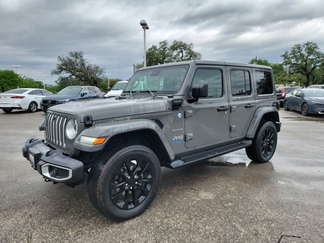 Sting-Gray Clearcoat 2021 Jeep Wrangler 4xe Sahara 4WD SUV / Crossover Four-Wheel Drive 8-Speed Automatic