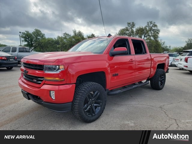 Red Hot 2018 Chevrolet Silverado 1500 LT Crew Cab 4WD Pickup Truck Four-Wheel Drive 6-Speed Automatic