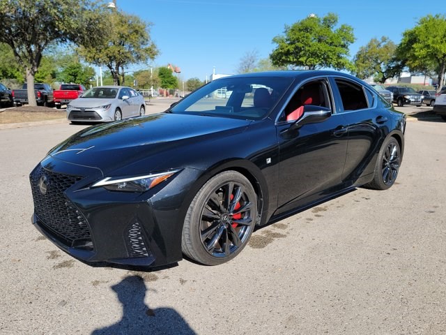 Black (Caviar) 2022 Lexus IS 350 F Sport RWD Sedan Rear-Wheel Drive Automatic