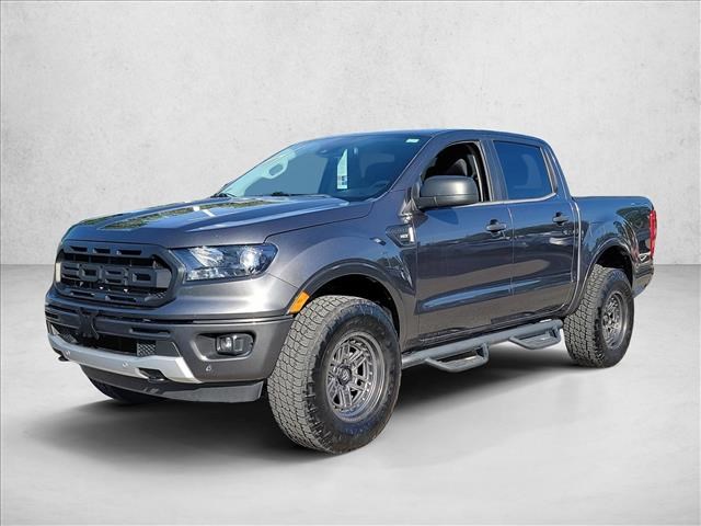 Gray (Magnetic Metallic) 2019 Ford Ranger XLT SuperCrew 4WD Pickup Truck Four-Wheel Drive Automatic